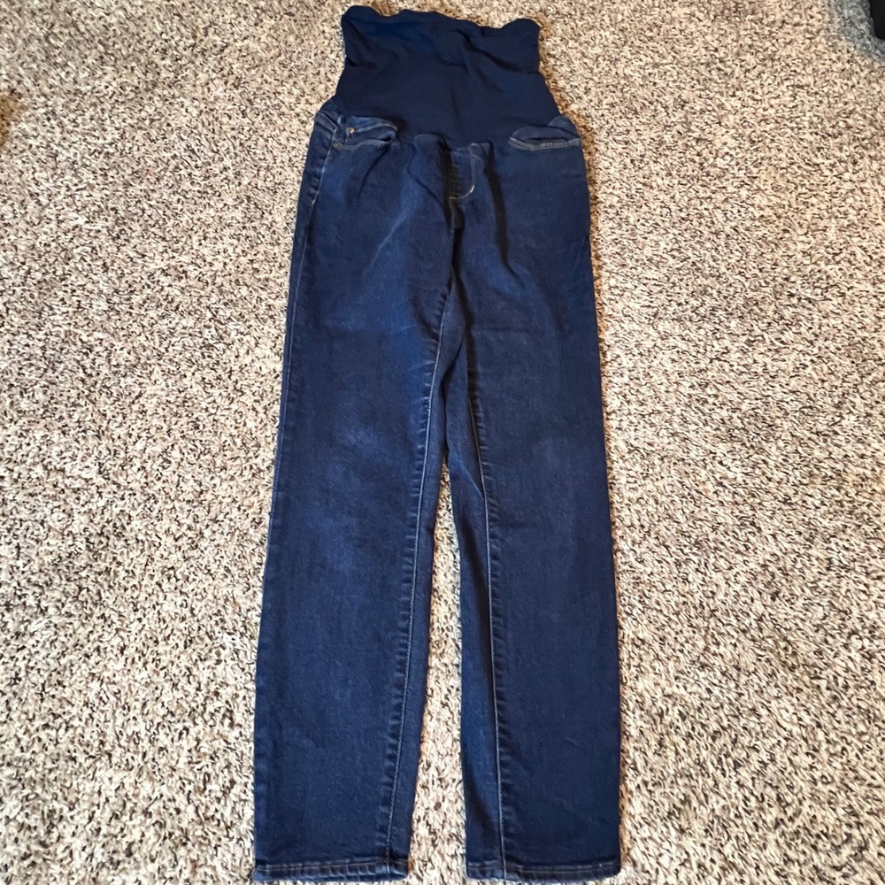 Articles of Society Maternity Skinny Jeans Dark Wash Secret Fit Belly Size 30